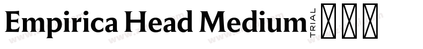 Empirica Head Medium字体转换